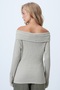 Stone Madonna Collar Wrinkled Long Sleeve Blouse Alc-X14579 - 6