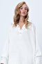 White Hooded Oversize Sweatshirt and Pants Set Alc-X12476 - 2