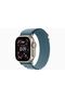 Watch Ultra 3 GPS + Cellular, 49 mm Natürel Titanyum Kasa ve Açık Mavi Alpine Loop - Büyük Boy