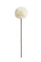 Artificial Flower Ball Chrysanthemum 7 Mini Snowball Bunch 30 cm White - 8
