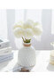 Artificial Flower Ball Chrysanthemum 7 Mini Snowball Bunch 30 cm White - 7