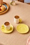 Ribbon 2-Person Coffee Cup 110 ml Yellow - 6