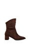 Brown Suede Women's Boots & Booties 19806 - 6