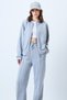 Women's Grimelange High Neck Stitching Detail Jacket and Cimaly Relaxed Fit Trousers Set Alc-X14605 - 3