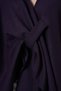 Women's Purple Collar Design Knitwear Poncho Alc-X14672 - 7
