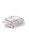 3 Drawer Cosmetic Organizer Acrylic Makeup Organizer Brush Lipstick Jewelry Storage Box - 3