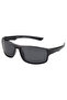 Black Men's Sunglasses with Uv400 Protection in Fleece Sizes 1306 C0201 - 2