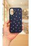 iPhone 16 Plus Compatible Mini Bow Patterned Silicone Shock-Absorbing Classic Protective Rubber Case - 2
