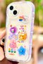 iPhone 14 3D Transparent Smile Case with Cute Animal Figure - 4