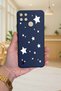 Realme C21Y and C25Y - Mini Star Patterned Silicone Shock-Absorbing Classic Protective Rubber Case - 2