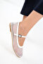 White Women's Ballerinas 20472 - 5