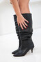 Women's Black Boots 17546 - 4