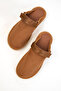 Tan Suede Women's Slippers 20882 - 5