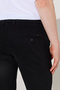 Men's Black Slim Fit Slim Fit Cotton Flexible Comfortable Chino Trousers - 7