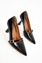 Black Women's Classic Heeled Shoes 20904 - 3