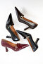 Black Women's Classic Heeled Shoes 20904 - 9