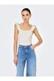 Jdynanna s/l square neck frill top knt
