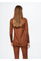 Orange Women's Polo Neck T-Shirt 37045964 - 7