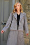 Women's Gray Fleto Pocketed Lined Oversize Padded Jacket Alc-X14556 - 3