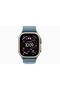 Watch Ultra 3 GPS + Cellular, 49 mm Natürel Titanyum Kasa ve Açık Mavi Alpine Loop - Büyük Boy - 2