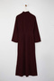 Bordo Drape Detaylı Dokuma Abiye TCTAW26DB00000 - 7