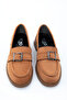 Tan Suede Women's Loafer Shoes 21055 - 5