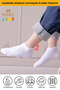 Original 3 Pairs Premium Cotton Skin-Friendly Ear-Shape Comfort Model Children's Booties Socks