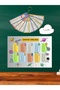 Educational Materials Space Themed Multiplication Table Memory Cards and Multiplication Table Pvc Covered Set of 2 - 5