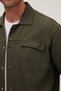 Men's Relax Fit Comfortable Cut Lumberjack Lapel Collar Double Pocket Capped Plain Khaki Winter Shirt - 3
