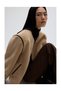 Női műbőr shearling kabát - 5