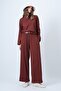 Women's Tile Mock Neck Loose Fit Blouse and Pants Set Alc-X14546 - 5
