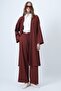 Women's Tile Long Jacket and Loose Fit Pants Set Alc-X14547