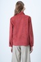 Tile Self-Belted Oversize Velvet Shirt Alc-X14622 - 8