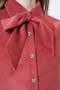 Tile Self-Belted Oversize Velvet Shirt Alc-X14622 - 7
