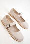 Beige Women's Loafer Shoes 20944 - 2