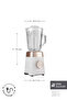 Multiblend Smoothie Blender Cream 1000w - 2