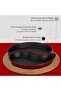 2 Pieces Fajita Pan and Wooden Base Size10X20Cm- Lv ft Yıng Yang - 6