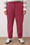 Dusty Rose High Waist Knitted Plus Size Sweatpants Tbbaw26Aj00009 - 3