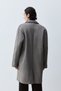 Man Basic Synthetic Wool Coat - 3