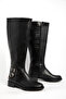 Black-Black Crocodile Women's Boots 14220 - 3