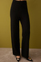 Black Regular Double Plate Plain Knitwear Hijab Bottom - Top Set Tctaw26Us00026 - 3