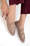 Mink Suede Women's Loafer Shoes 21048 - 3