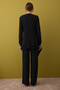 Black Regular Double Plate Plain Knitwear Hijab Bottom - Top Set Tctaw26Us00026 - 4