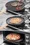 Flatbread and Meat Pan Stovetop Bread Flatbread Pan Cast Iron Granite Double Sided Pan - 4