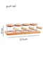 4-Piece Bamboo Handle Mica Sauce Bowl with Wooden Stand, Jam Bowl, Snack Bowl, Presentation Bowl - Not Glass - 9