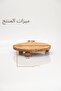 Justwood 2 Piece Risustop Footed 25 Cm and 29 Cm Wooden Round Cake Presentation Serving Plate Set - 10