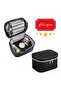 Ns Captain Travel Makeup Organizer Makeup Bag, Multifunctional Cosmetic Bag Black - 9