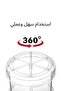 3 طبقات، متعدد الأغراض، منظم رف دوار شفاف - 9