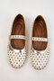 Gold Women's Ballerinas 20920 - 3