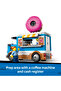 City Donut Truck 60452 - مجموعة ألعاب إبداعية للأطفال من سن 5 سنوات فما فوق (196 قطعة) - 6